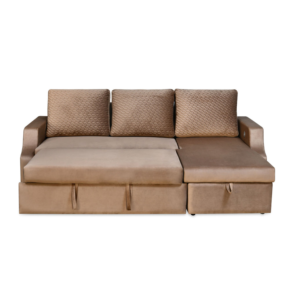 l shape sofa cum bed with left lounger & storage – light brown4 l shape sofa cum bed with left lounger & storage – light brown4